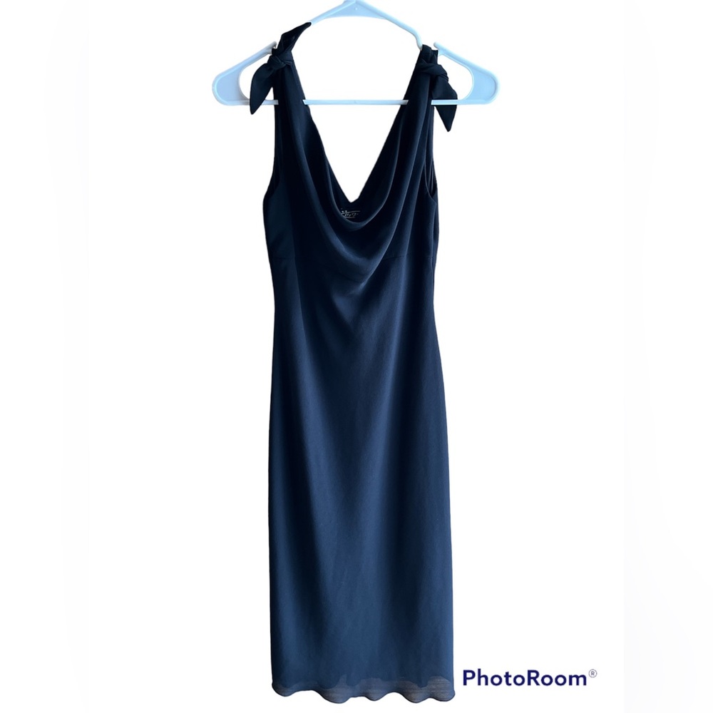 Women’s size small long formal black dress